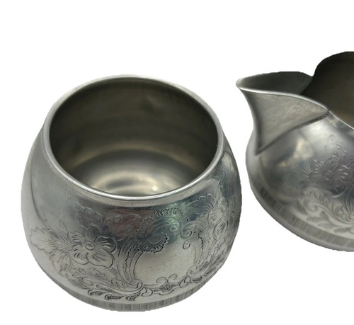 Mango de baquelita crema y azúcar de aluminio grabado marca Carlton Swan Inglaterra - Imagen 10 de 12