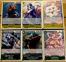 One Piece Card Lot Of 6 Rare Foil