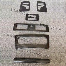 For Benz G W463 G500 G55 08-11 Dry Carbon Interior Dashboard Console Cover Trim
