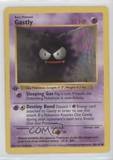 Gastly Shadowless 1st Ed. Pokemon Base Set #50 1999