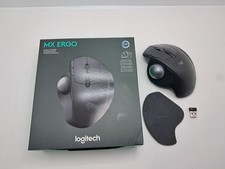 Logitech MX Ergo Wireless Trackball Ergonomic W/ Dongle M-R0065 - TESTED WORKING