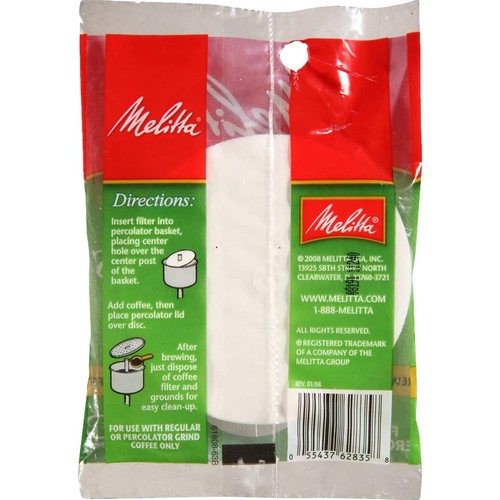 Weiße Scheibe Kaffeefilter, 100 Stück (3er-Pack) - Bild 6 von 6
