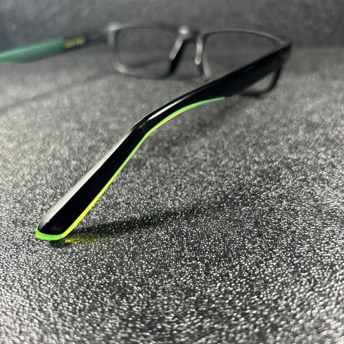 Nike 7090 010 Eyeglasses Black Green Rectangle Full Rim 53-17-140 Frames READ - Bild 12 von 21