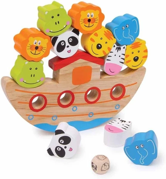 "\"Balancier-Arche\", Balancierspiel Mit Der Arche Noah Aus Holz, Motorikspiel Inkl"-image