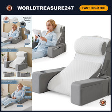 Cozy Reading Pillow with Adjustable Armrests ...