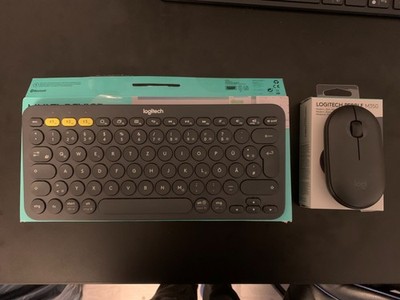 Logitech Tastatur K380 + Pebble M350 Maus