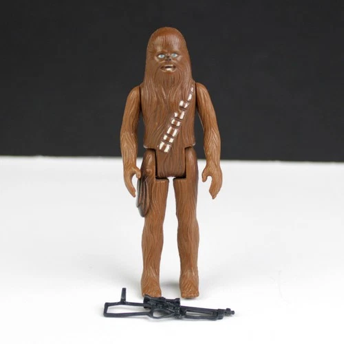 Star Wars Chewbacca Complete w Bowcaster, Original Vintage 1977 Figure, Taiwan