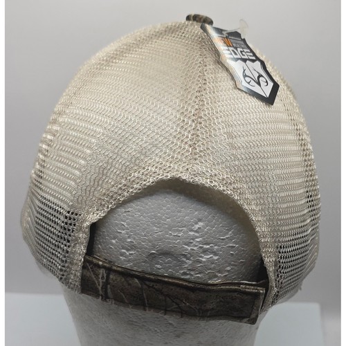 Whitetails Unlimited Realtree Edge Camouflage Mesh Trucker Hat Strapback Cap NWT - Picture 3 of 10
