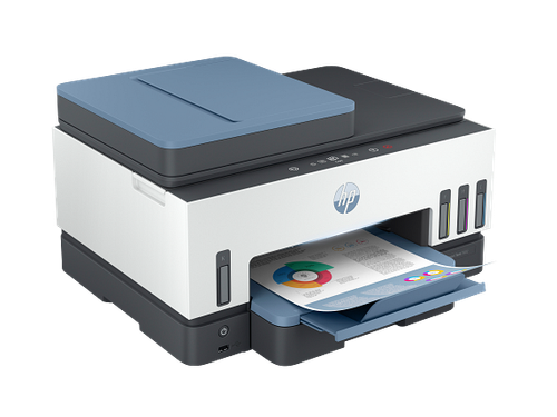 HP Smart Tank 7602 All-in-One InkJet Printer, Color Mobile Print, Copy, Scan, - Afbeelding 5 van 10