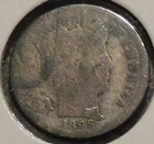 Silver Dime - Barber - 1898 (Cull.  Get it for the silver.)