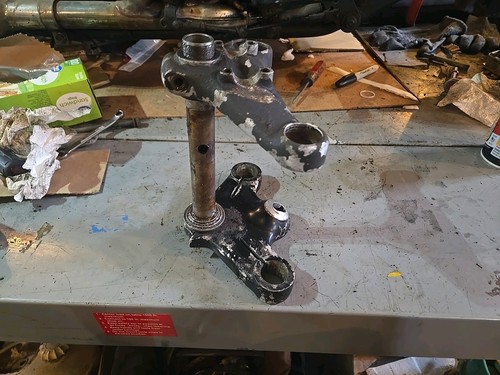 Harley Rapido Triple Tree Top And Bottom Good Used Condition - Picture 4 of 7