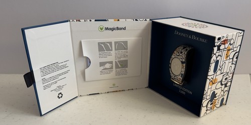 DISNEY PARKS DOONEY & BOURKE MAGIC BAND DONALD DUCK LE 3000 NUOVO MAI COLLEGATO - Foto 2 di 6