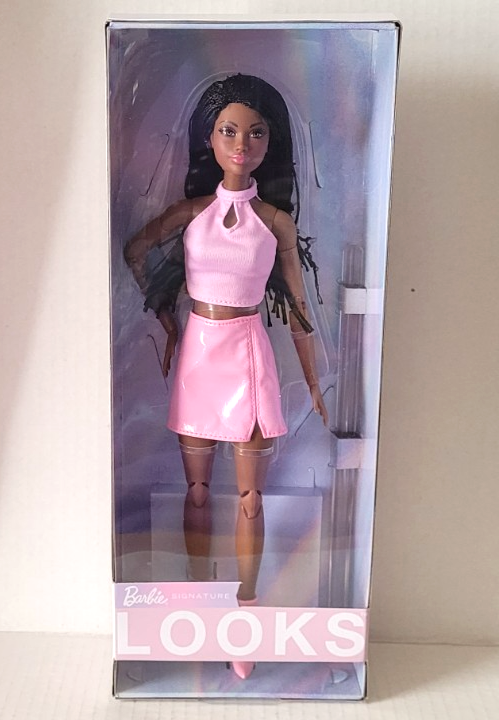 Barbie - ♥Barbie♥BLACK GAL♥ Buy MATTEL Barbie Looks No. 21 Collectible Doll With Black