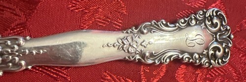 1880s Solid Sterling Silver Ice Cream Slicer Knife Monogrammed 10.5", 120 gr - Picture 5 of 15