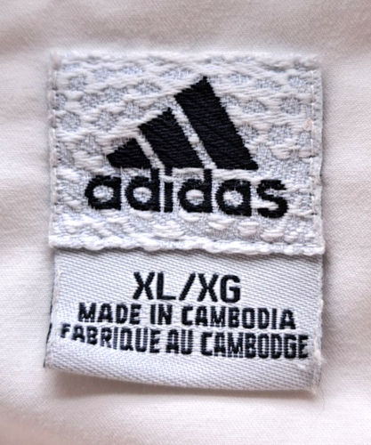 VINTAGE Adidas Climashell Windbreaker Mens XL White Lined Wind Vented 2003 Y2K - Picture 2 of 15
