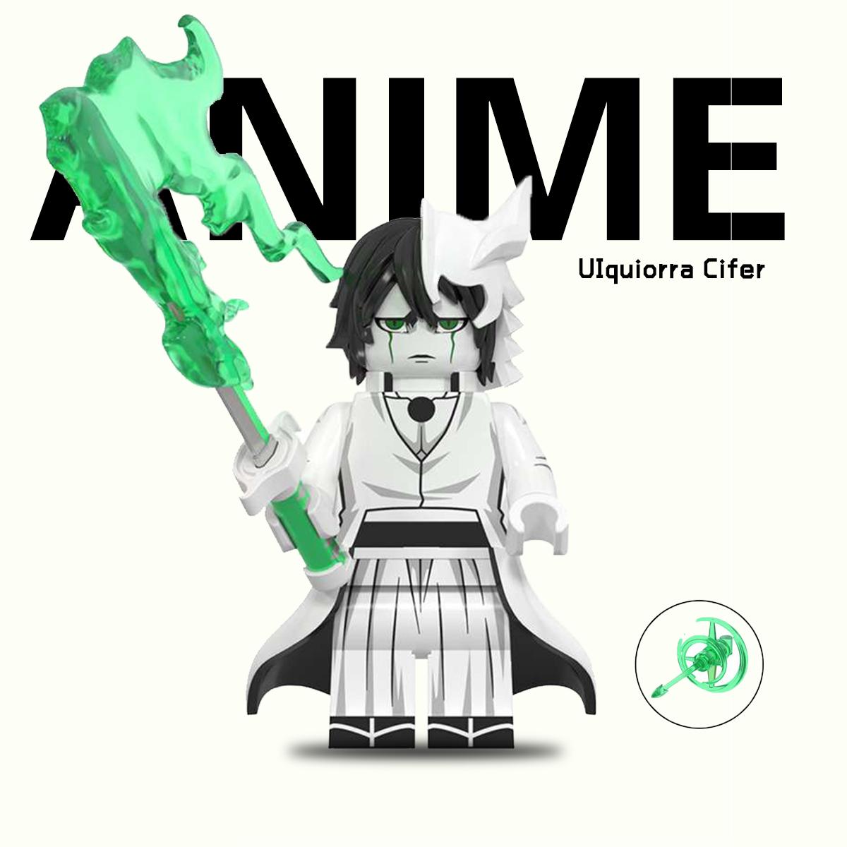 Anime Bleach Ulquiorra Cifer Custom Minifigure 2 inch gift