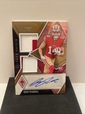 2024 Panini Phoenix - Rising Rookies Dual Patch Auto Ricky Pearsall /33 (RPA)