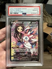 Sylveon V TG14/TG30 Swsh09: Brilliant Stars Trainer Gallery Holo!! PSA 10
