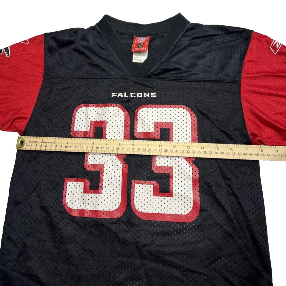 Camiseta de fútbol americano Reebok Michael Turner Atlanta Falcons NFL juvenil grande 14-16 niños Foto 3 de 4