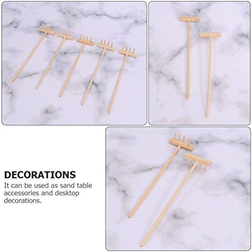  8pcs Mini Zen Garden Rake Tabletop Rock Garden Sandbox Tools Kits Japanese  - Bild 4 von 8