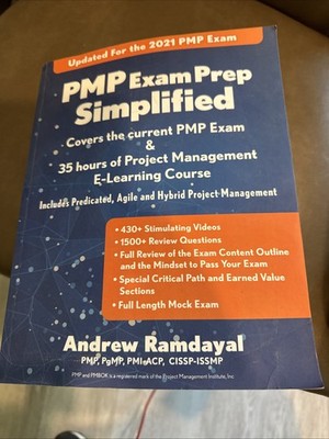PMP Exam Prep Simplified: Covers the Current PMP Exam and Includes a - VERY GOOD