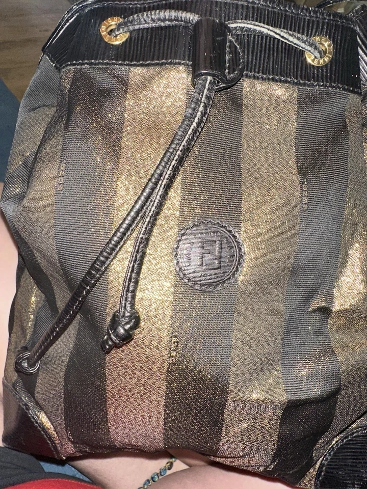 Fendi Pequin Vintage Bucket Bag - Image 3 of 4