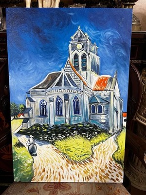 Vincent Van Gogh - Amazing Oil Painting - Signed - Stamped - A1