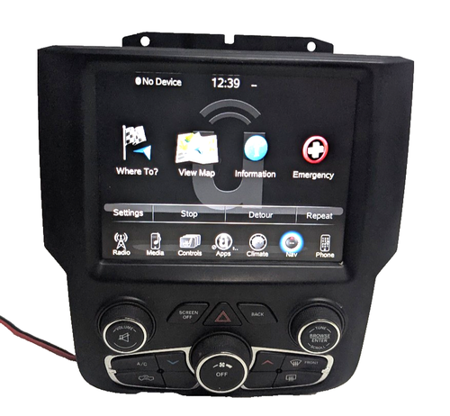 13-18 Ram 1500 8.4" Pantalla Táctil Radio Navegación VP4 con Bisel Climatizador - Imagen 7 de 20