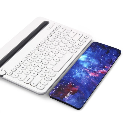 Galaxy Keyboard Wrist Rest Anti Slip Ergonomic Pad Support Cushion 11 x 3.5 in