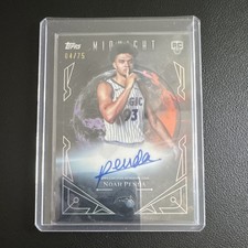 2025 Topps Midnight Sun Signatures Rookies Noah Penda Dusk /75 Autographed RC