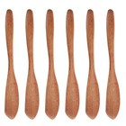  6 Stück Marmeladenverteiler für den Haushalt, Butterverteiler aus Holz,