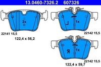 1 X Bremsbelagsatz BremsbeläGe ATE 13.0460-7326.2 FüR Volvo
