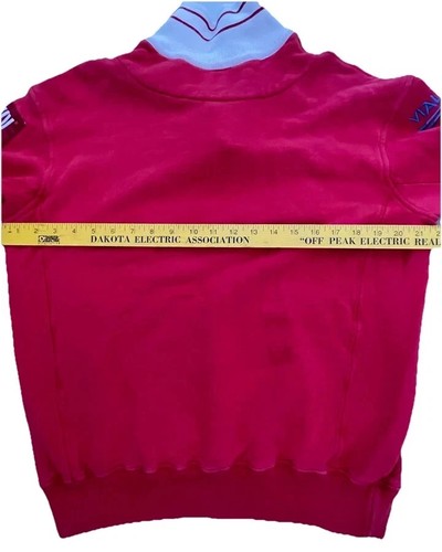 Vtg 90s Jaggy Official Sponsor 25 Uovo d’Oro 1/4 Zip Pullover Men Small Italy JP - Picture 7 of 7