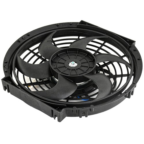 10" inch UNIVERSAL SLIM FAN PUSH PULL ELECTRIC RADIATOR COOLING 12V 80W 2400 RPM - Picture 4 of 7