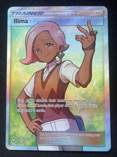 Ilima (Full Art) 146/149 Near Mint Sm Base Set Holo Ungraded - Picture 1 of 3