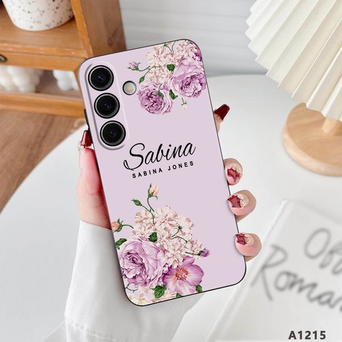 Funda Personalizada Diseño Flor Para Samsung Galaxy A17 A36 S25 FE S24 Cubierta Antigolpes - Imagen 19 de 52