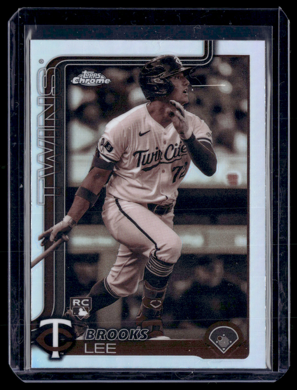 2025 Topps Chrome - Brooks Lee Sepia Refractor #234 (RC) Twins
