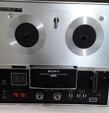 Vintage Sony TC-353D Three Head Reel to Reel Tapecorder w/ 3 Sony Tapes Japan