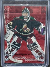 1999-00 ITG Be A Player Signature Series Ruby 394/1000 Nikolai Khabibulin #191