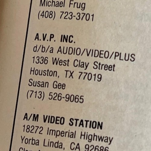 MUSIC/RETAILER MAGAZINE (September 1985) VSDA Arthur Morowitz Video Shack VHS Ad - Picture 12 of 15