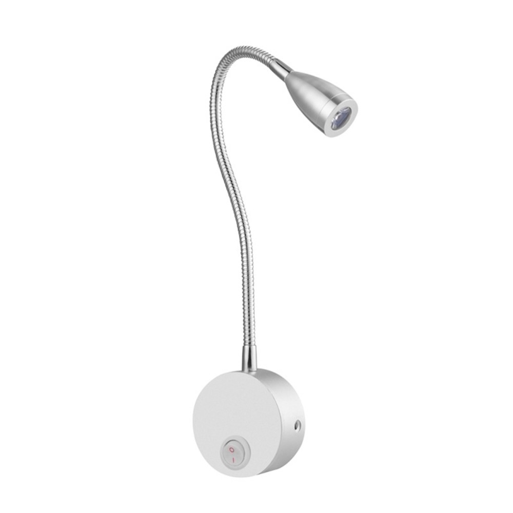  LED Bedside Lamp Light Gooseneck Wall Mounted Reading Adjustable Wall-mounted