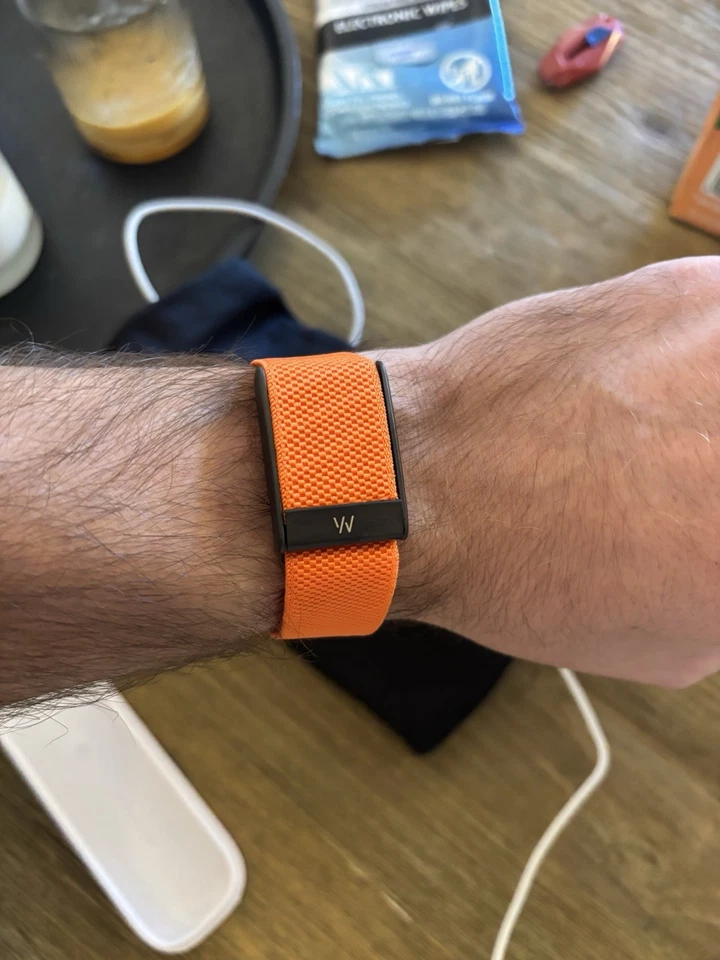 Nueva Banda Whoop 5.0/MG Superknit - Naranja - Negro Cierre Gancho/Enlace - Logo Whoop Foto 3 de 4