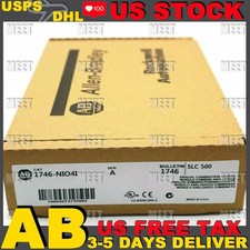 New Sealed AB 1746NIO4I SLC 500 Analog Output Module 1746-NIO4I US Free Tax