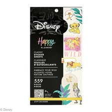 Happy Planner Disney The Lion King Embrace Your WildVALUE PACK STICKERS