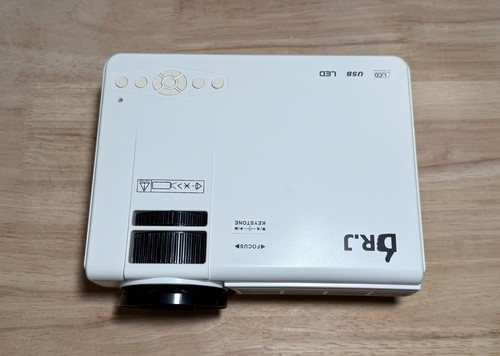 DR. J Professional HI-04 Mini Outdoor Movie Projector and travel case