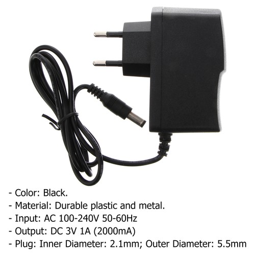 Power Adapter 5.5mm X 2.1mm AC 100-240V 1A Portative USB Charger - 第 10/12 張圖片