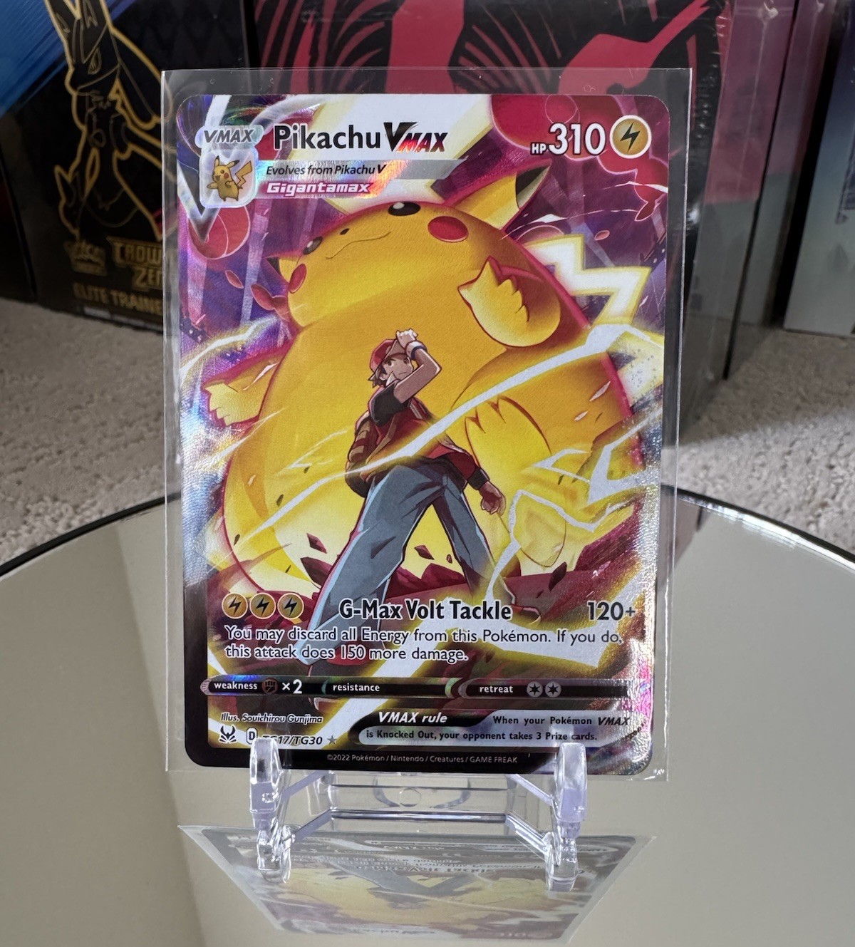 Pokémon TCG Pikachu VMAX TG17/TG30 Trainer Gallery Ultra Rare Lost Origin MINT