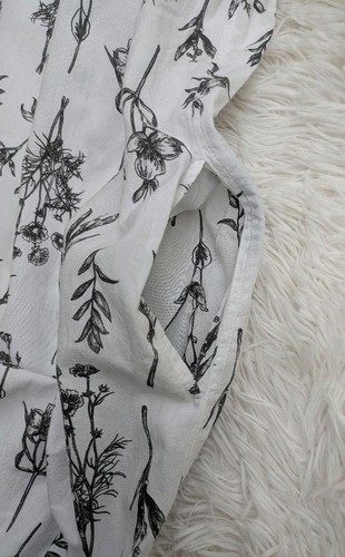 ICHI / ICHI Antiquites Cotton Long Dress Collared Floral pattern Print Exc cond - Picture 4 of 10