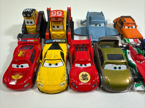 Disney Pixar Cars Lot of 22 Diecast Vehicles Semi Trailer Firetruck Mcqueen Trac - Picture 10 of 24