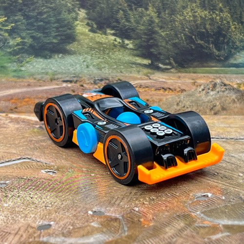 Hot Wheels Flippin Fast Fidget Spinner nero e arancione 2025 1:64 pressofuso sciolto - Foto 5 di 12